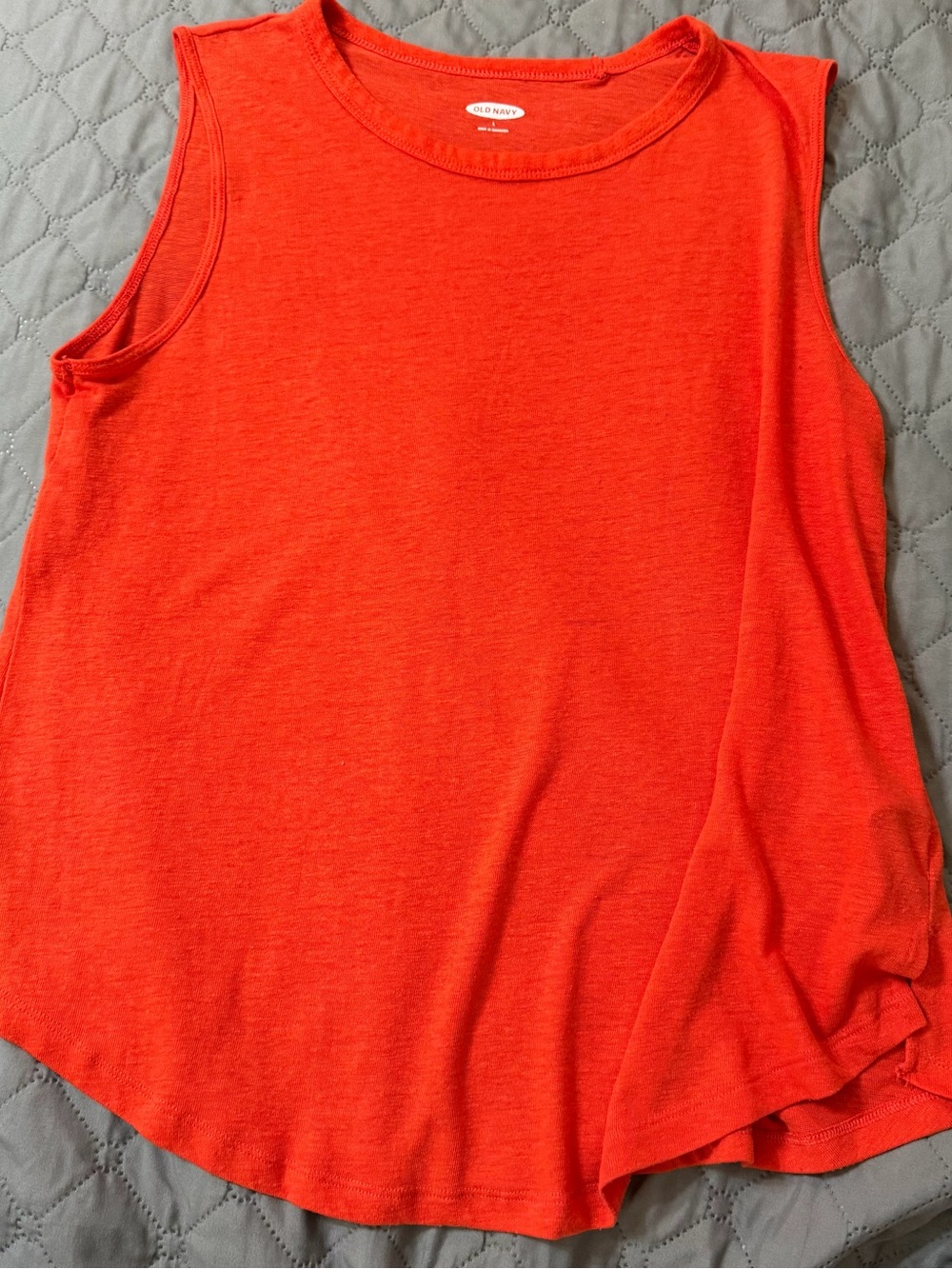 Brand new Old Navy Women's Bright Coral-Red Sleeveless Tank